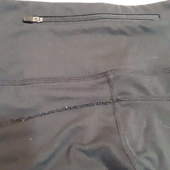 SALE EUC Black Leggings/mesh/sheer bottoms Sz S - Picture 5 of 12